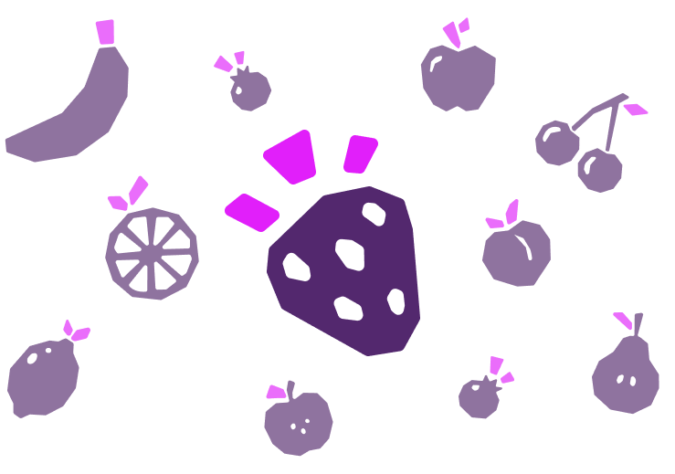 Booster fruit visual asset library